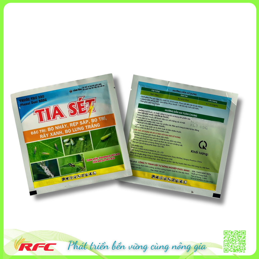 Phesol dest 50SG - hiệu Tia Sét